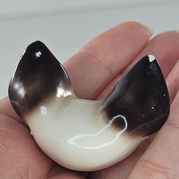 Freeman McFarlin Siamese Cat Kitten Crouching Nodder Bobble Head *REPAIR FLAW* - Picture 11 of 12